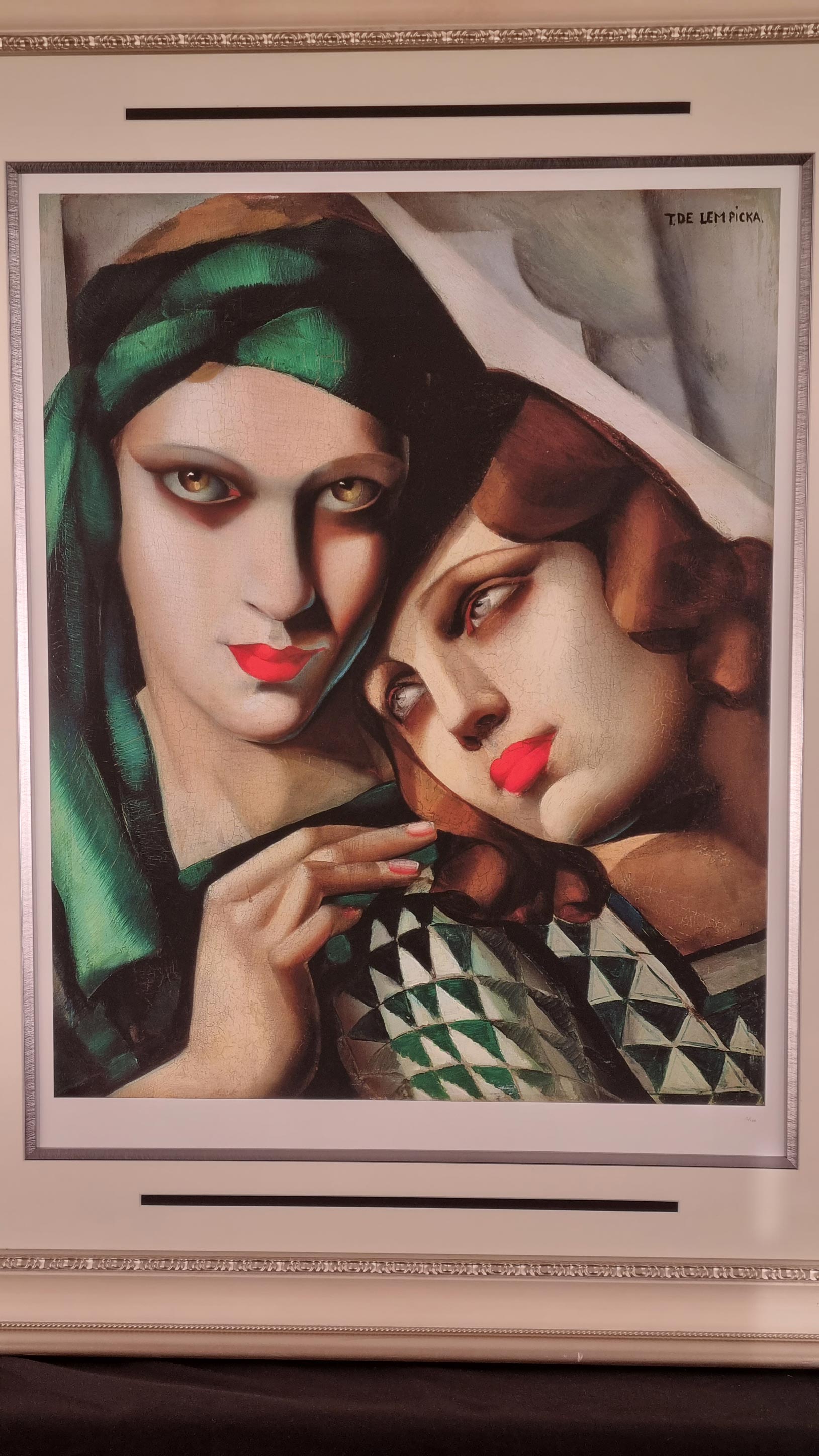 Tamara de Lempicka ""The Green Turban"" Signed Limited Edition. - Image 2 of 7