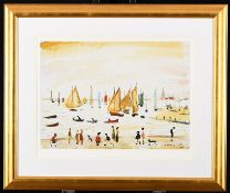 Limited Edition by L.S. Lowry "Yachts, 1959"