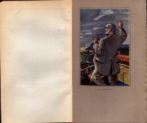 “The Politician” Rare Antique Colour Illustration by Jack B Yeats.