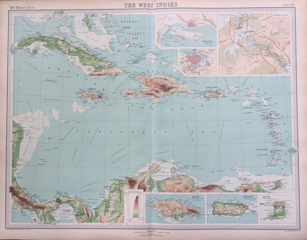 Collection of 7 John Bartholomew Large Antique World Maps -3 - Image 8 of 8