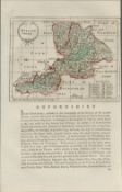 Oxfordshire 1783 F Grose Copper Plate Coloured County Map.