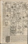 Britannia Depicta E Bowen c1730 Map Cranborn Dunkton Weymouth Dorchester.