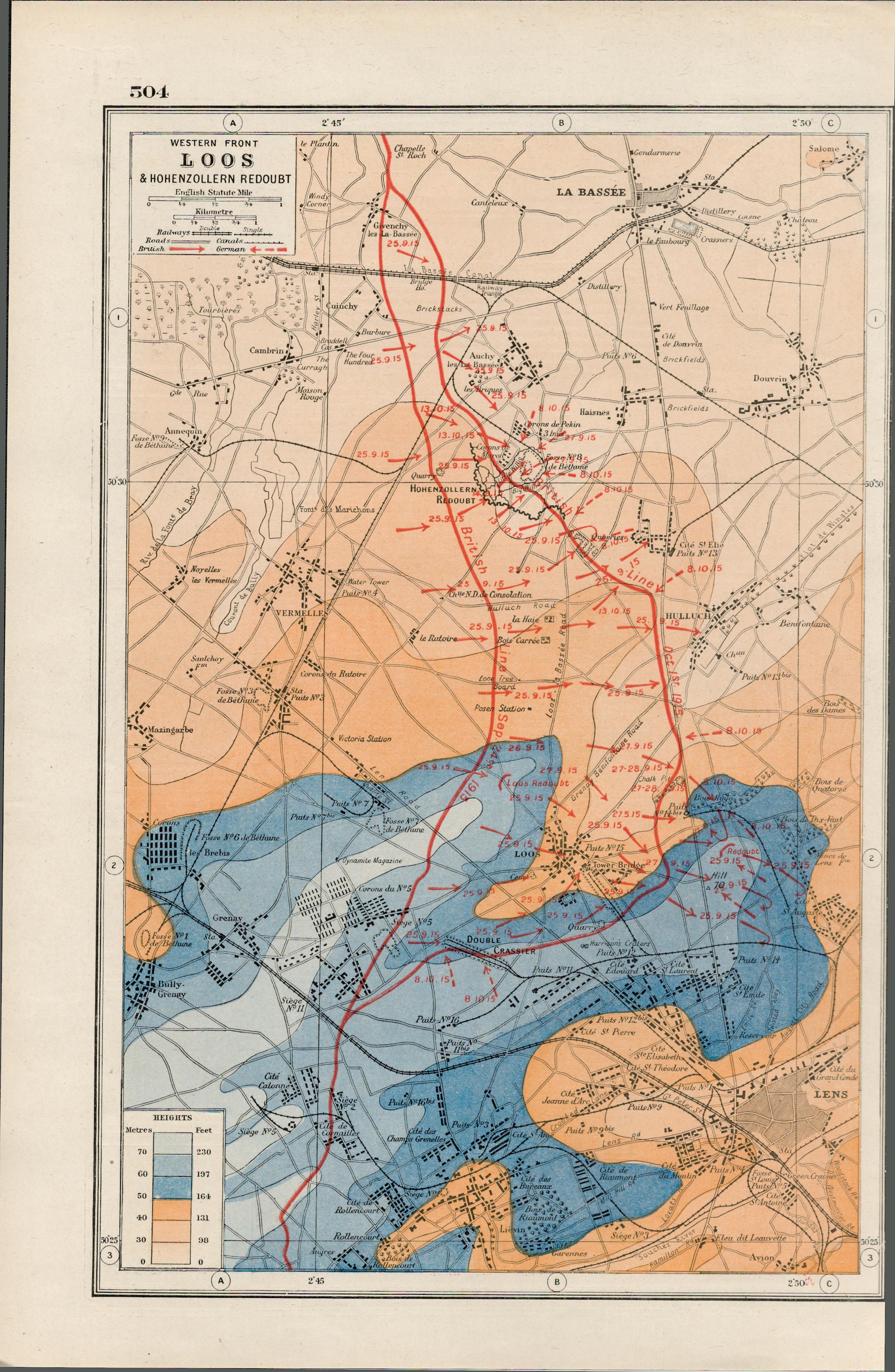 Collection of 15 WW1 Battle Fields & Maps Antique Maps 1922. - Image 5 of 11