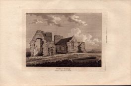 St Cuthbert's Northumberland F. Grose 1783 Antique Copper Engraving.