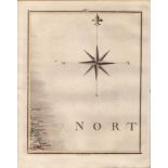 Northumbria South Shields Tynemouth Blyth John Cary’s Antique 1794 Map.