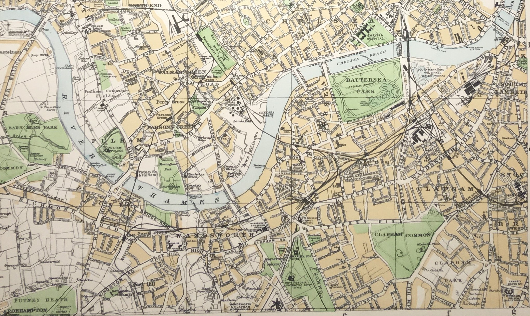 The West End Of London Victorian Street Areas Map GW Bacon 1899. - Image 2 of 5