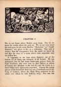 Becfola in Her Chariot Irish Fairy Tales Arthur Rackham Vintage Print