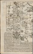 Britannia Depicta E Bowen c1730 Map Whitby Morton Durham Sunderland Tynemouth.