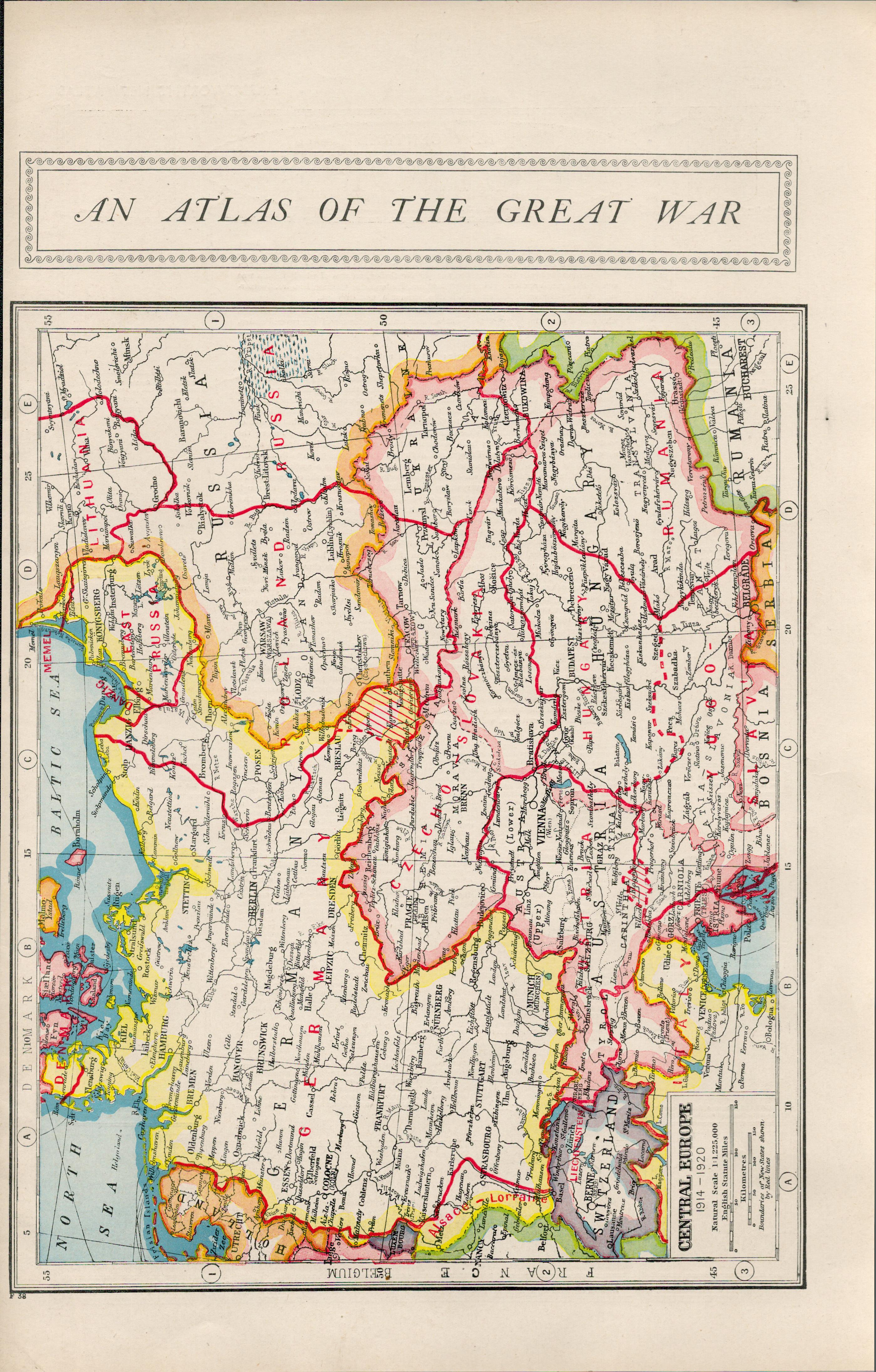 Collection of 15 WW1 Battle Fields & Maps Antique Maps 1922. - Image 4 of 11