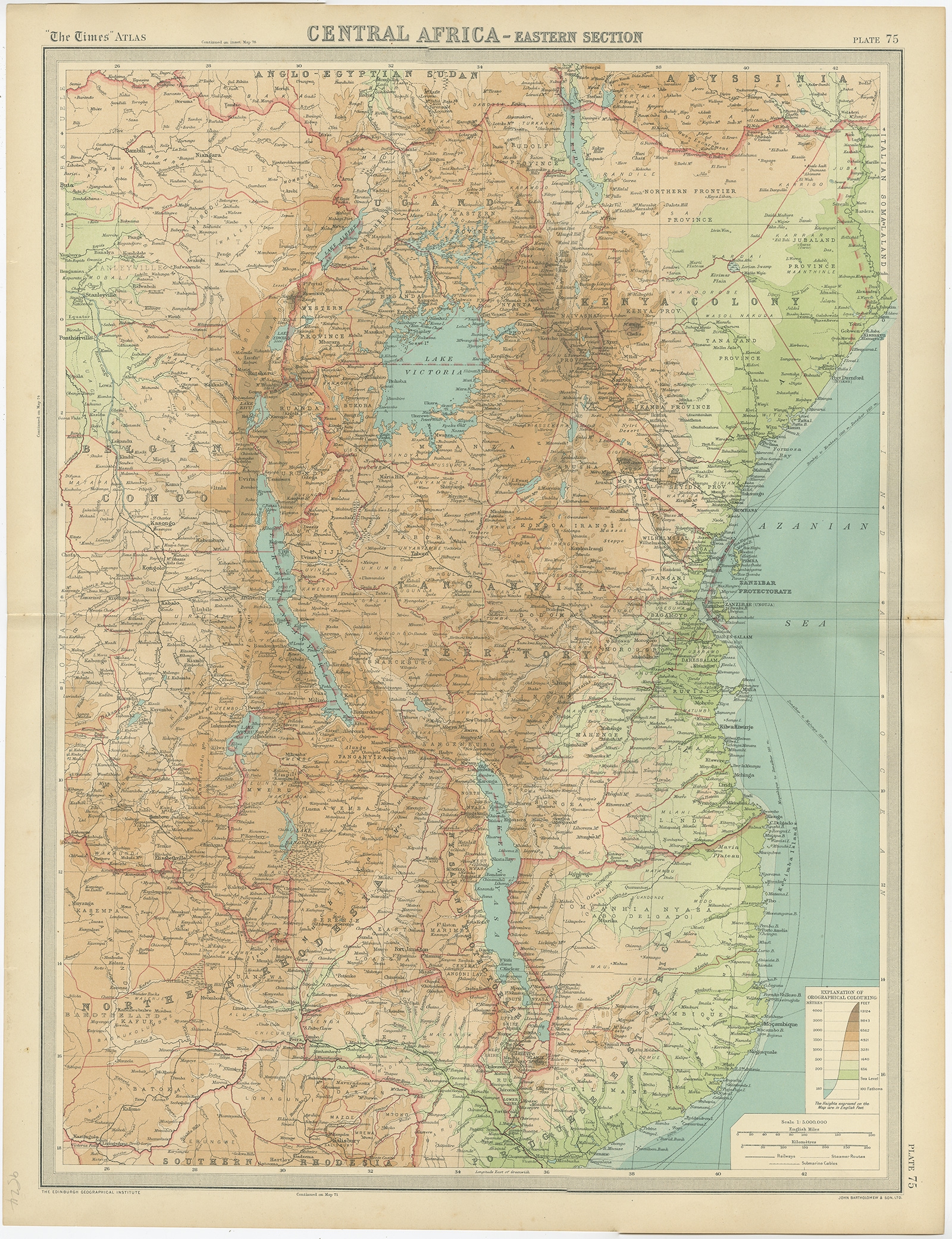Collection of 7 John Bartholomew Large Antique World Maps -3 - Image 3 of 8