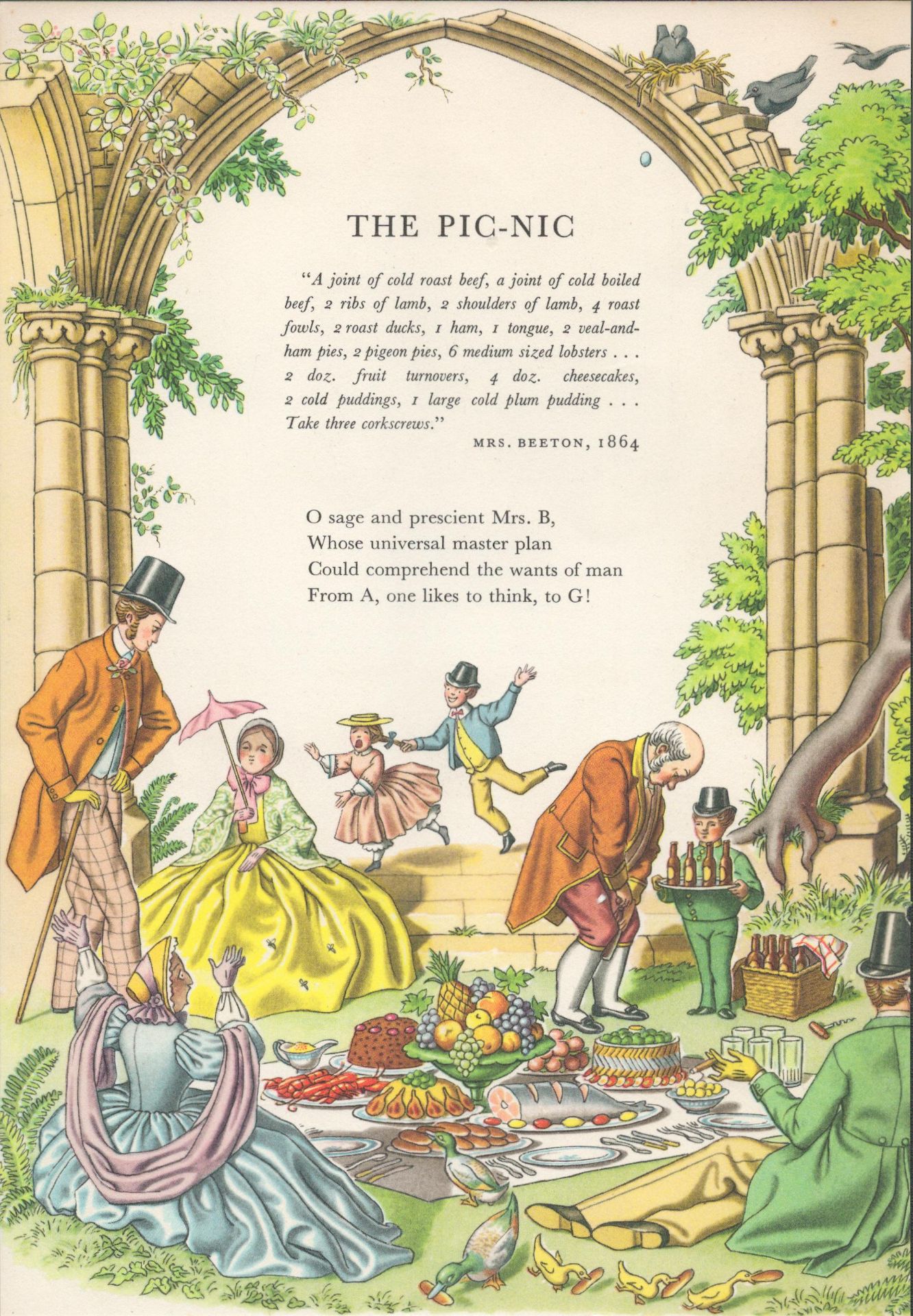 67 Years Old Guinness Double Sided Print """"The Valet & The Picnic"""" - Image 2 of 2