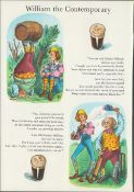 Double Sided Vintage Guinness Cricket Print 1959 Alice In Wonderland.