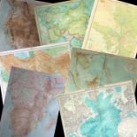 Collection of 7 John Bartholomew Large Antique World Maps -4