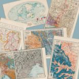 Collection of 15 WW1 Battle Fields & Maps Antique Maps 1922.