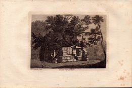 Our Ladys Chapel Northumberland F. Grose 1783 Antique Copper Engraving.
