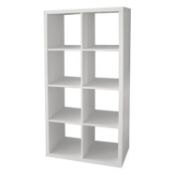 Clever Cube 4x2 Storage Unit - White RRP £85