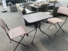 Fermob table and 2 chair set