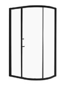 Brand New Boxed Noir 1100mm Black Offset Quadrant Shower Enclosure RRP £450 **No Vat**