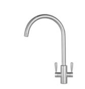 Brand New Boxed FRANKE ASCONA SINK-MOUNTED MONO MIXER KITCHEN TAP SILK STEEL RRP £129 **No Vat**