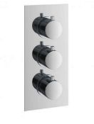 Brand New Boxed Round Shower Valve 3 Outlet Thermostatic - Chrome RRP £240 **No Vat**