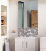 Brand New Boxed Watertec Rectangular Bathroom Mirror 450x900mm RRP £35 **No VAT**