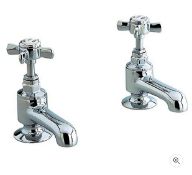 Brand New Boxed Bensham Chrome Cross Head Bath Taps RRP £65 **No Vat**