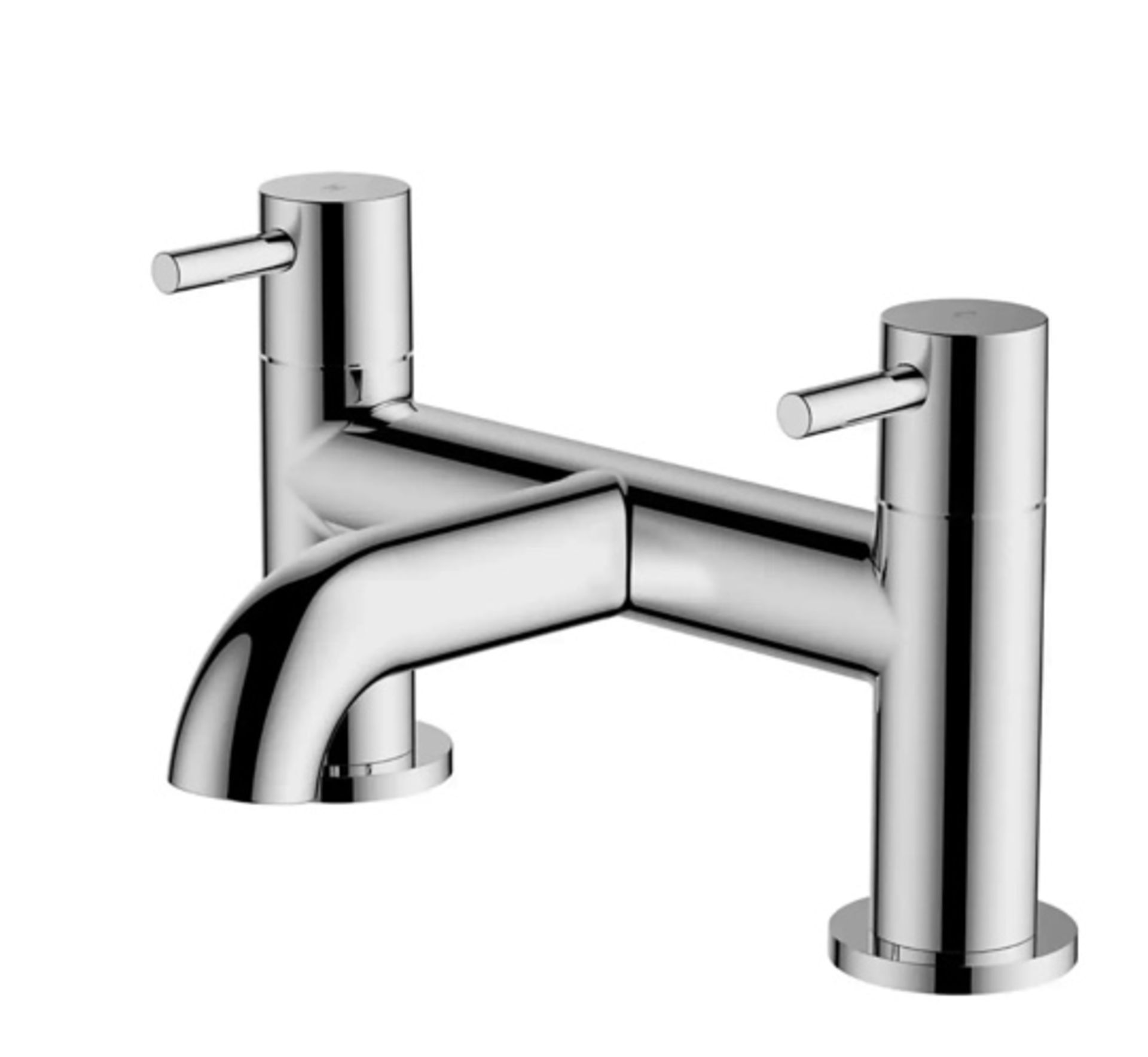 Brand New Boxed Vantro Chrome Deck Mounted Bath Filler Tap RRP £100 **No Vat**