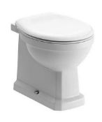 Brand New Boxed Whitechapel Back To Wall Toilet with Wooden Soft Close Toilet Seat RRP £290 **No...