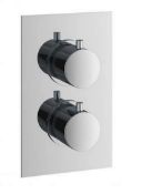 Brand New Boxed Round Shower Valve 2 Outlet Thermostatic - Chrome RRP £215 **No Vat**