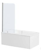 Brand New Boxed Aira White Premiercast Shower Bath RRP £350 **No Vat**