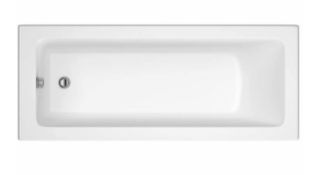 Brand New Madeira White Premiercast Single Ended Straight Bath - 1800 x 800mm RRP £360