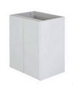 Brand New Boxed MyPlan 600 x 450mm Basin Unit - Arctic White RRP £140 *No VAT*