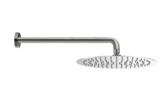 Brand New Boxed Forge 300mm Shower Head with Wall Arm - Stainless Steel RRP £134 **No Vat**