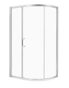 Brand New Boxed Atlas 1200mm Chrome Offset Quadrant Shower Enclosure RRP £447 **No Vat**