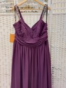 Alfred Angelo Grape designer dress in size 22