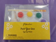 Paint your own ceramic eggcups - 12 packs (Easter) RRP £60