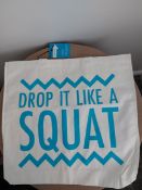 Squat tote bags from Paperchase x 4