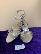 Designer shoes from Pink. Silver Vanessa size 40