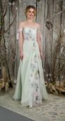 Richard Designs thistle and sage bridesmaid/prom dress size 10
