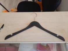 Box of coat hangers