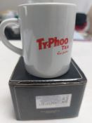 Miniature typhoo collectors mugs in display box x 2