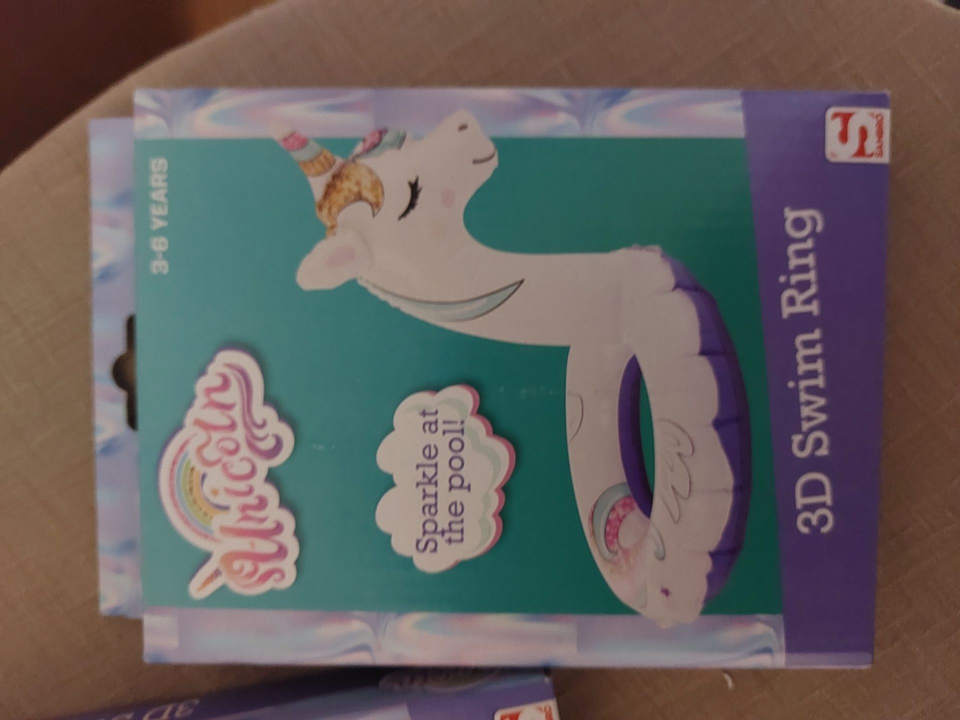 12 x swimrings unicorn in boxes