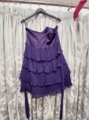 Purple dress size 10 to 12