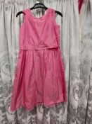 5 x pink childrens dresses various sizes