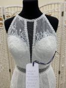 Ladybird bridal wedding dress style number 520059 size 10