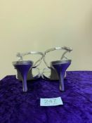 Designer shoes from Pink. Silver Vanessa size 37