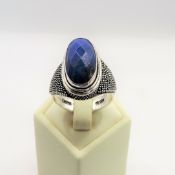 Artisan Sterling Silver Lapis Lazuli Ring