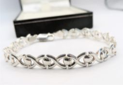 925 Sterling Silver Bracelet Made in Italy with Gift Box