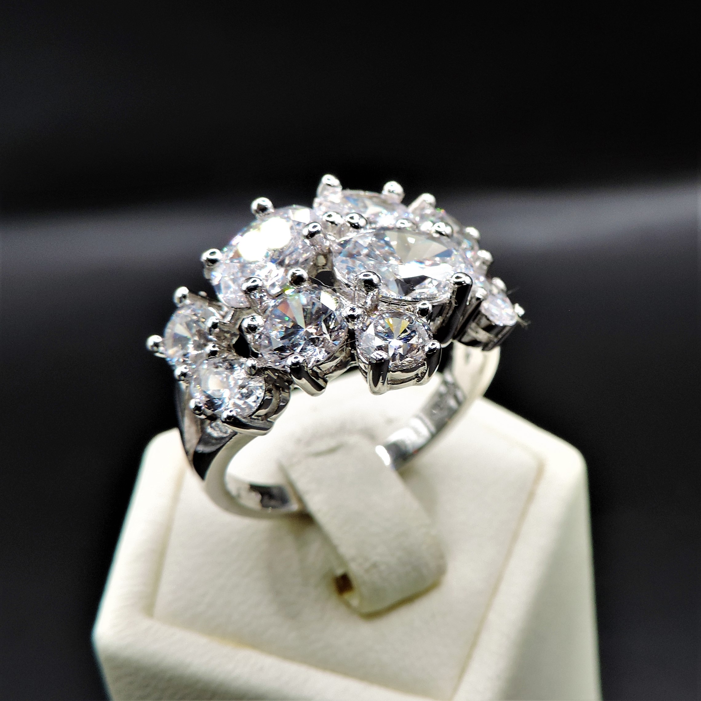 Sterling Silver 8CT 'Matara Diamond' Ring New' with Gift Pouch - Image 5 of 6