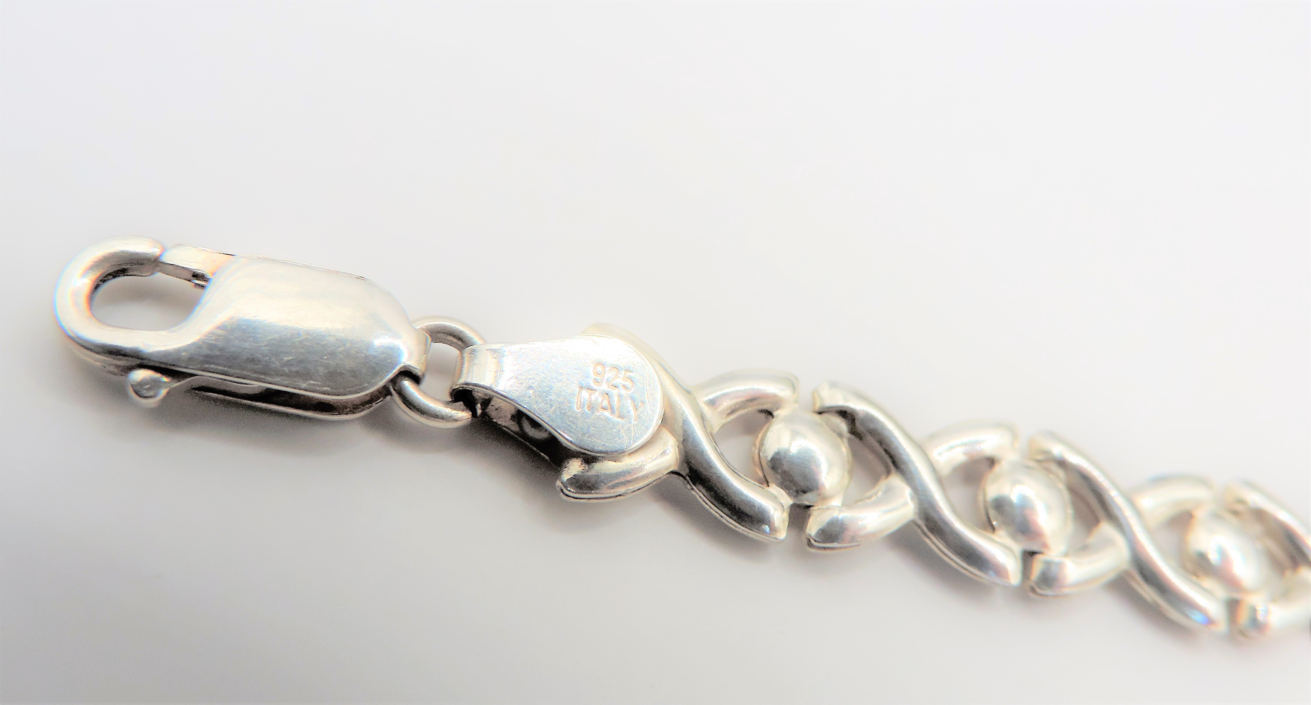 925 Sterling Silver Bracelet Made in Italy with Gift Box - Image 3 of 3